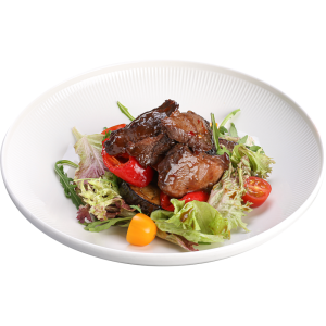 Salată caldă cu mușchi de vită