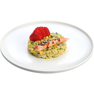 Tartar de creveți cu mango și avocado