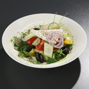 Salată Grecească cu mousse de brânză feta