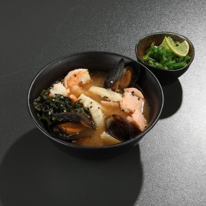Miso Soup cu fructe de mare