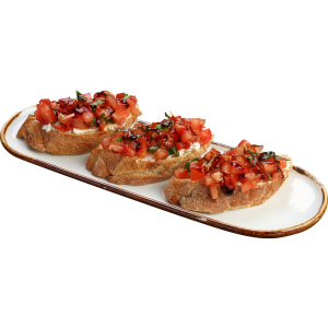 Bruschete cu salsa de roșii