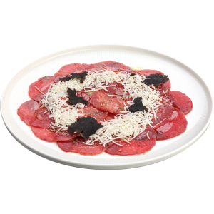 Carpaccio de vită cu trufe și parmezan