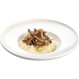 Risotto cu rață confiată